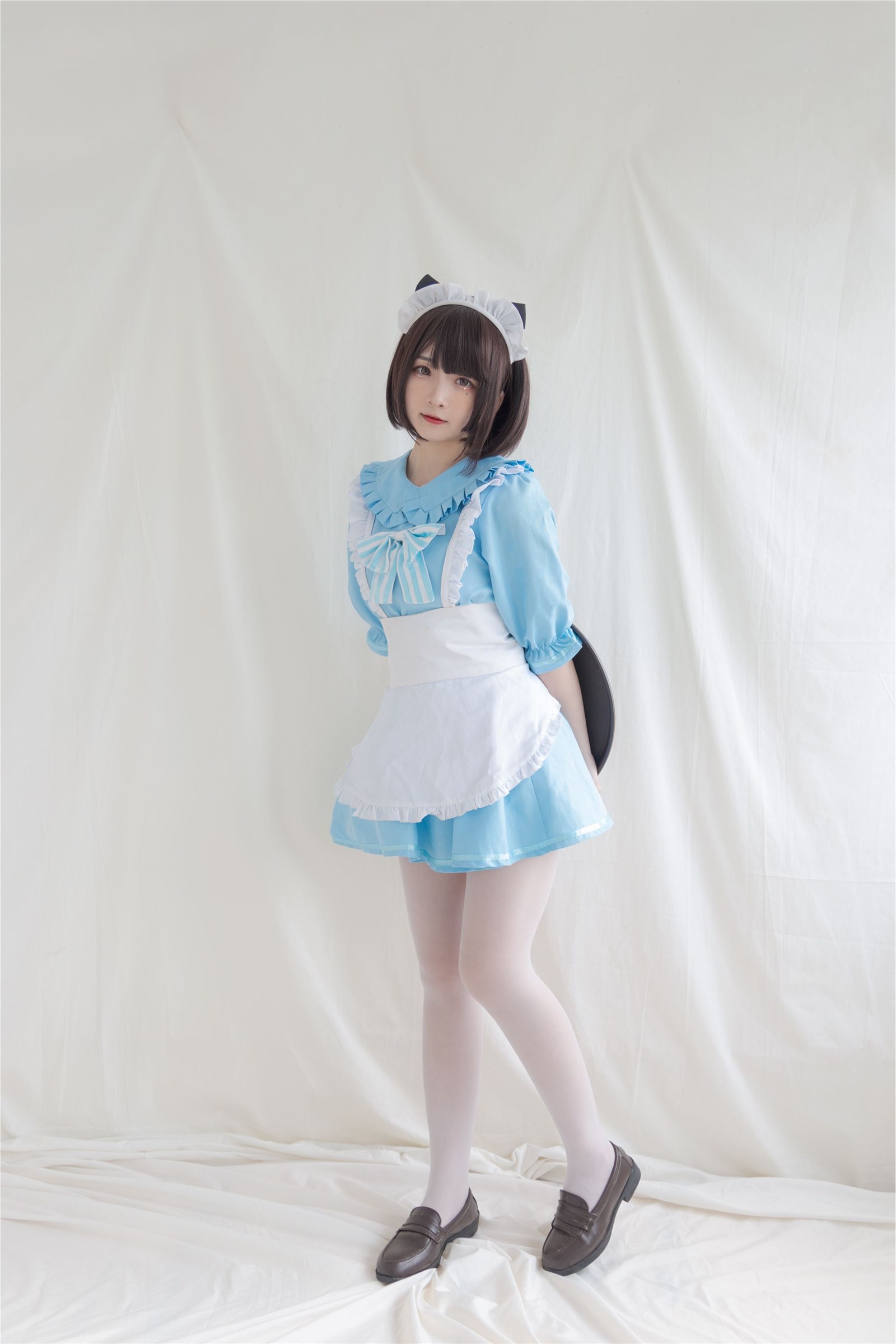 Guchuan No.060 blue kitten maid(1)